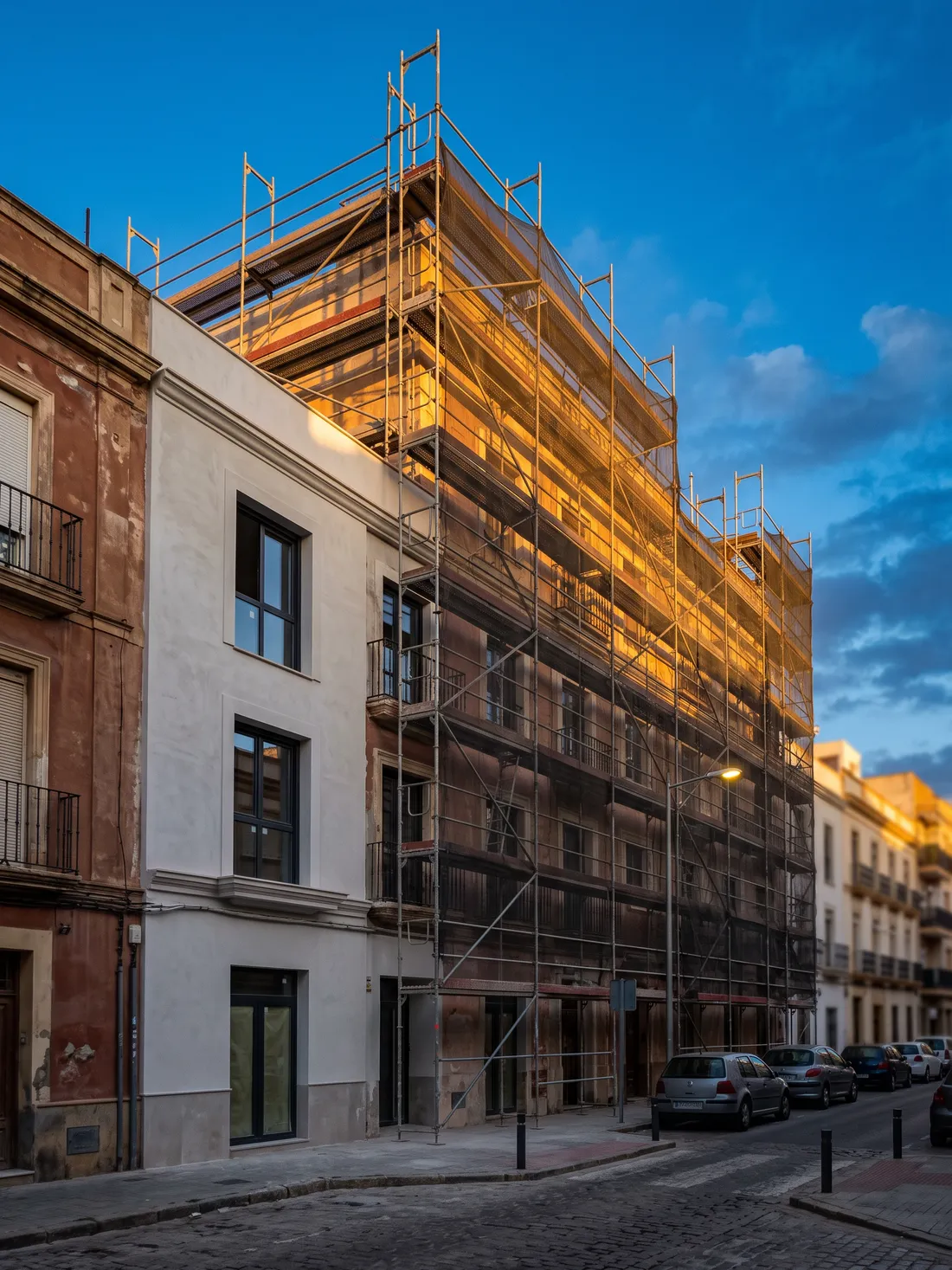 Edificio en obra en Huelva